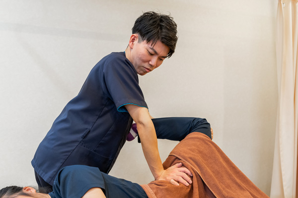 施術の様子